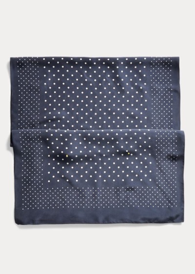 Bufandas Ralph Lauren Hombre Azul Marino / Creme - Polka-Dot - IEACT9843